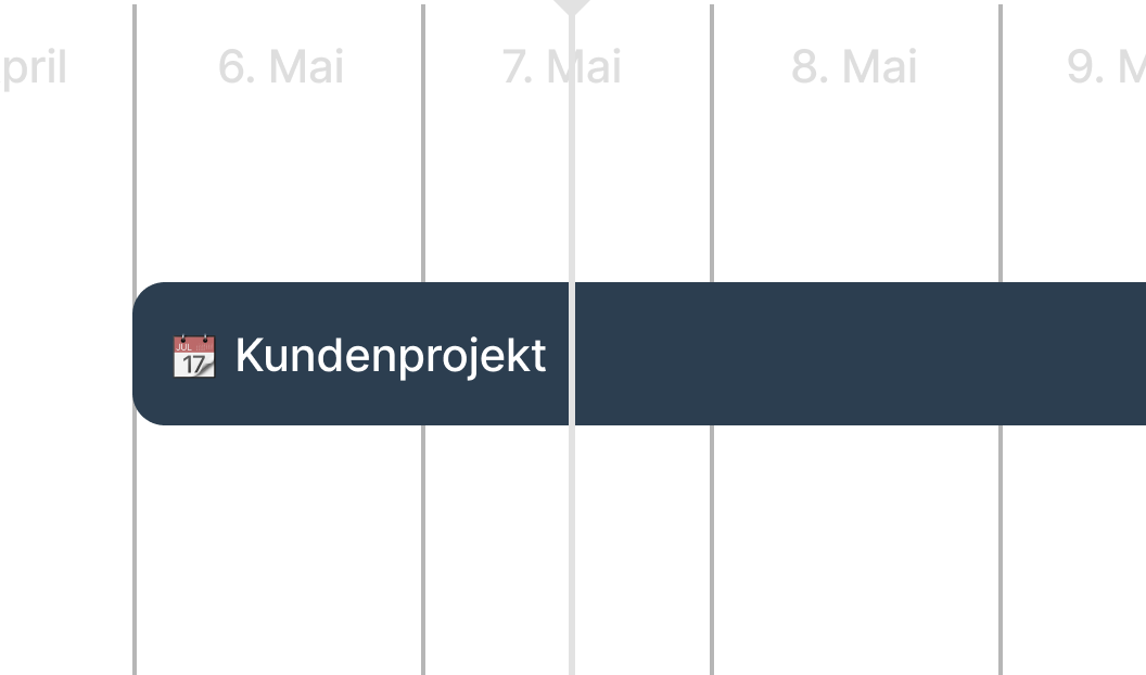Kalender Visualisierung